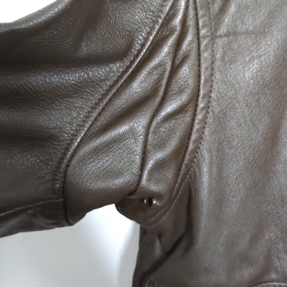 Vintage Startown G-1 Aviator Jacket size 40 brown leather bomber - Picture 9 of 15